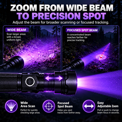 Blood Tracking Flashlight Rechargeable Hunting Light For Outdoor Tracking