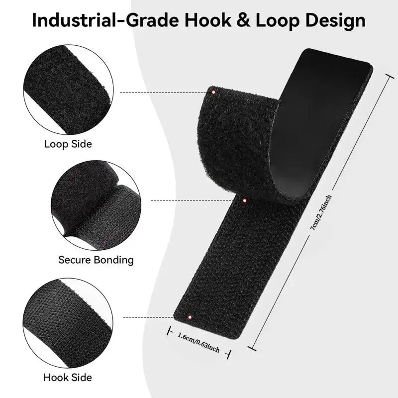 Heavy Duty Waterproof Self-Adhesive Double Sided Hook and Loop Strips