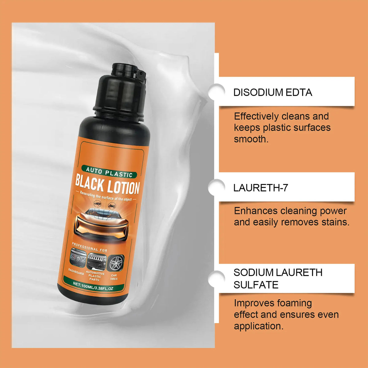 Car Plastic Restorer | Bring Faded Trim Back to Black
