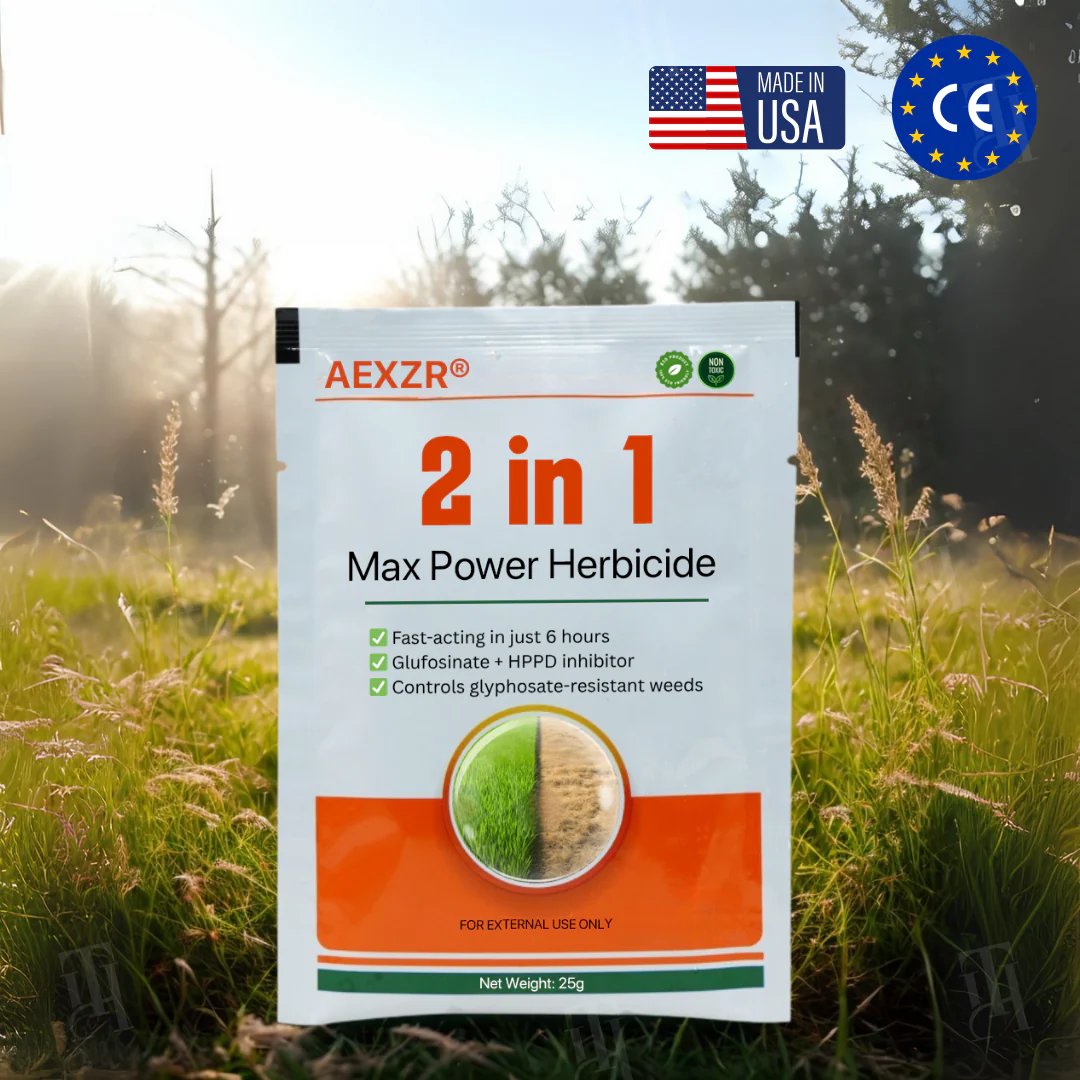 Professional Dual-Action Herbicide Kills Toughest Weeds in 6 Hours! Non-Glyphosate Max Strength Formula