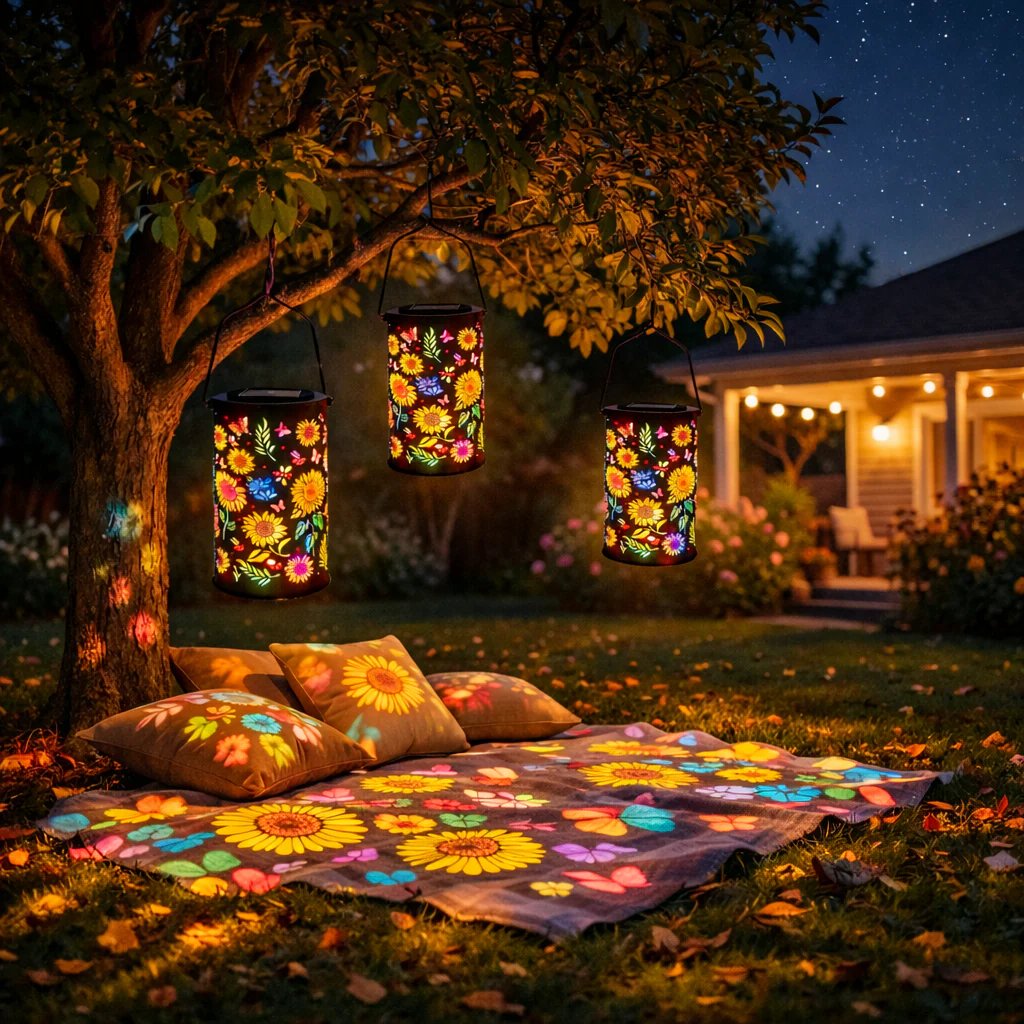 2026 Mother's Day Gifts -Glowing Colorful Sunflower Solar Garden Lantern