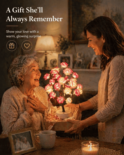 Romantic LED Rose Tree Light with Remote