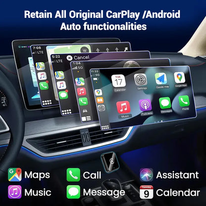 2026 Plug-and-Play Wireless CarPlay Adapter for All Compatible Vehicles