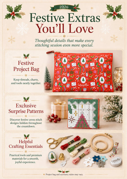 2026 Cross Stitch Advent Calendar Box