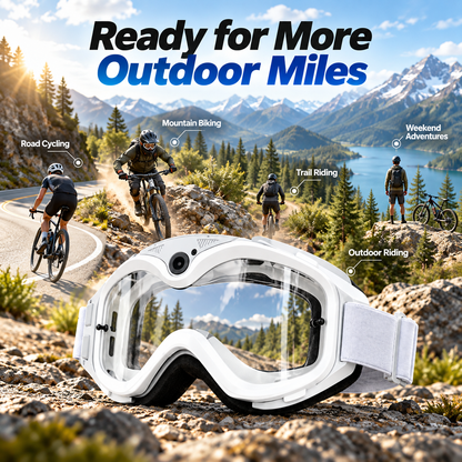 Wide-View Cycling Goggles Wind & Dust Protection for Outdoor Riding