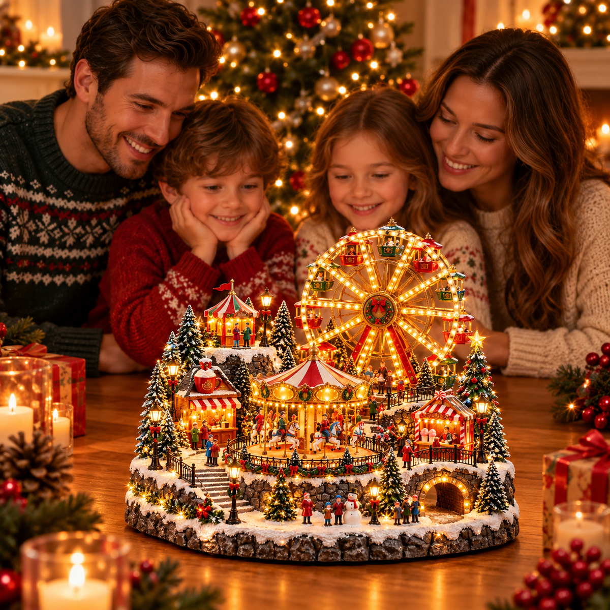 Lighted & Animated Christmas Village Collection- Same as the video