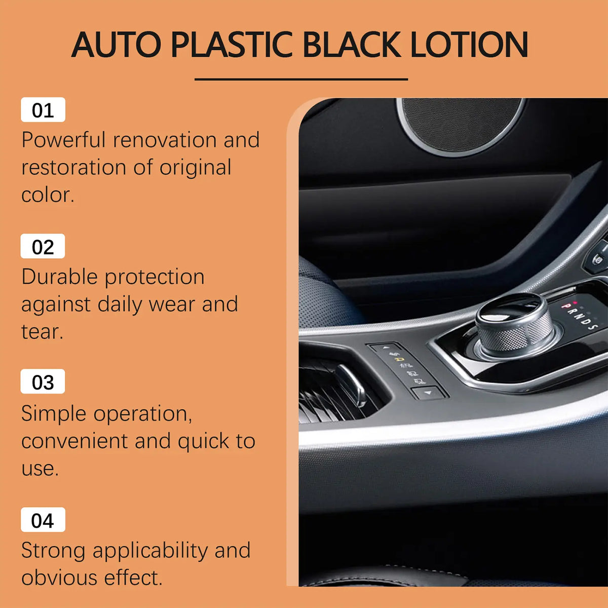Car Plastic Restorer | Bring Faded Trim Back to Black
