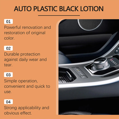Car Plastic Restorer | Bring Faded Trim Back to Black