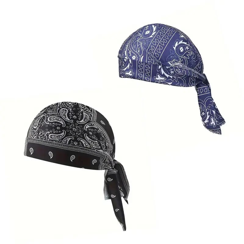 Paisley Cooling Headscarf Cap Set Stay Cool & Chic All Summer!