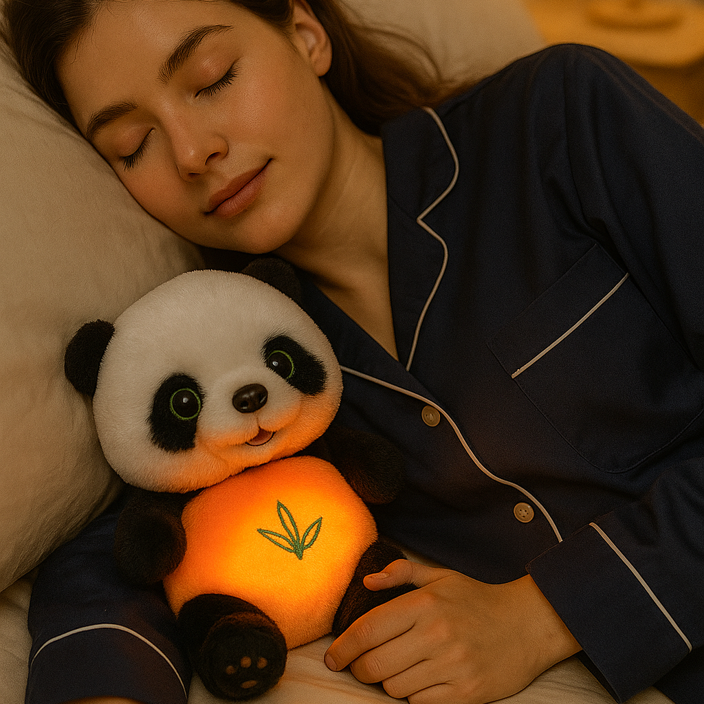 Breathing Panda Sleep Plush