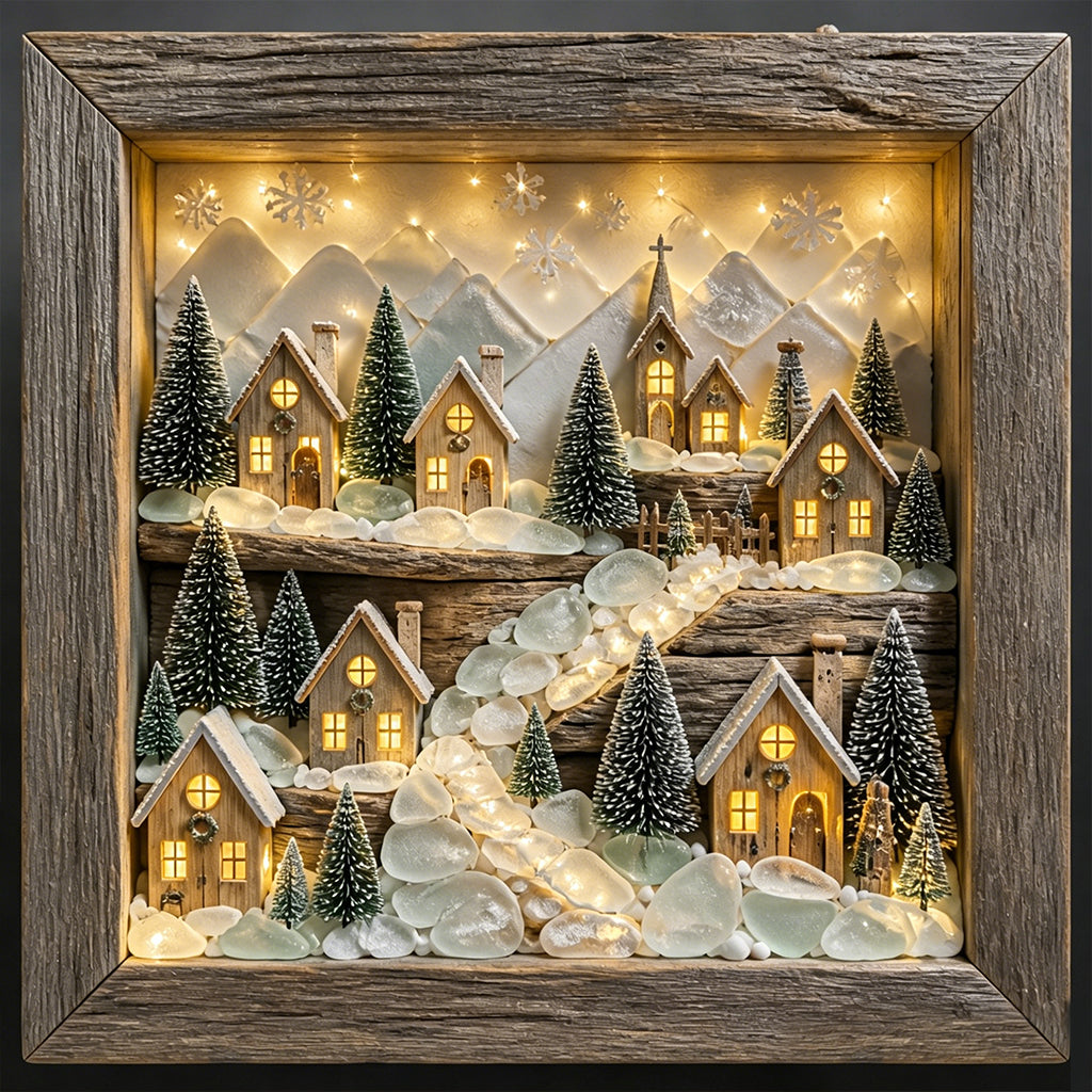 Lighthouse Shadow Box Light