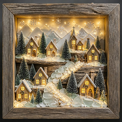 Lighthouse Shadow Box Light