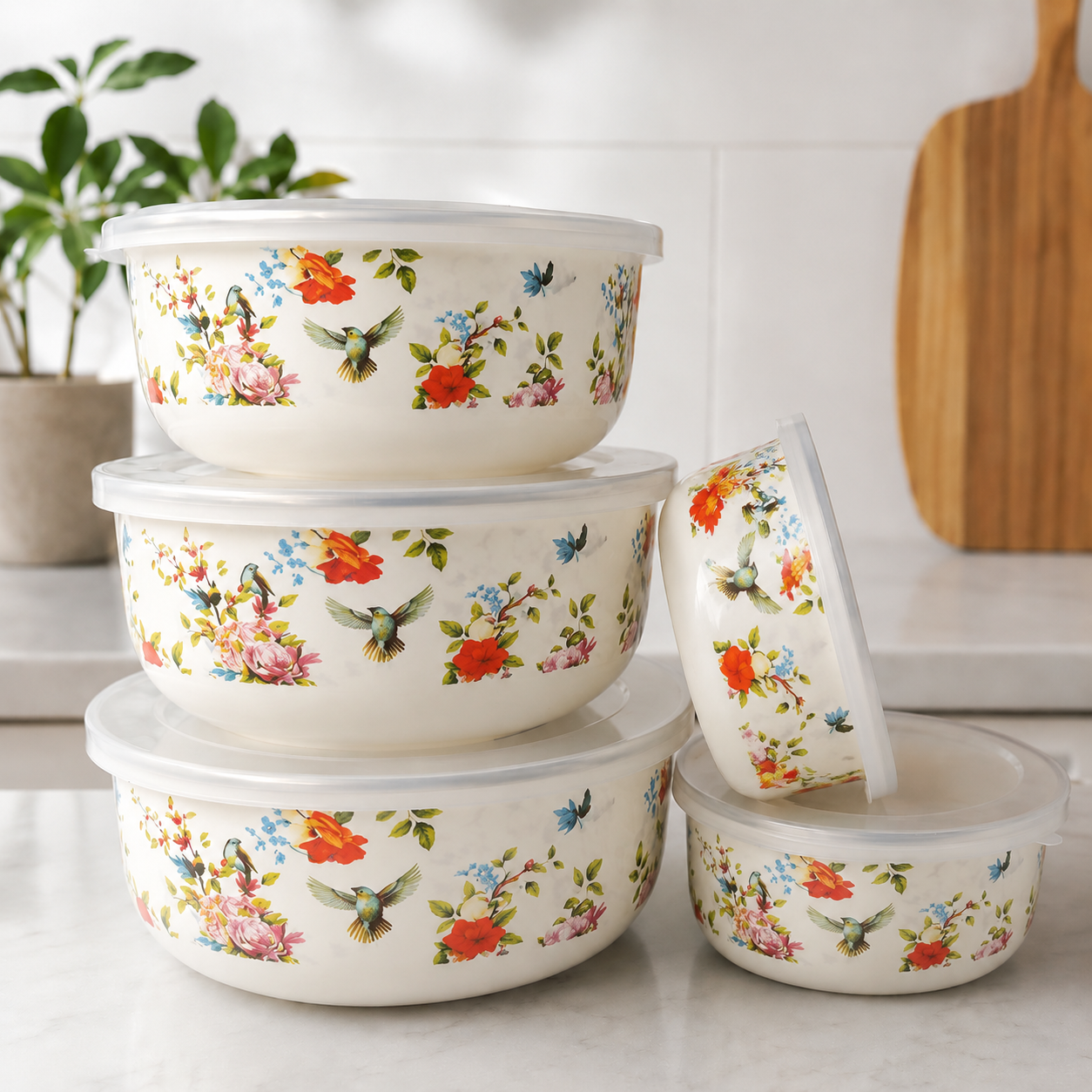 Enamel Mixing Bowl Set