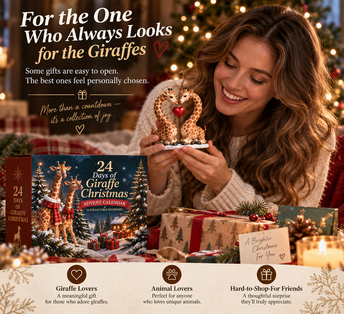 24 Days of Giraffe Christmas 24 Unique Holiday Characters