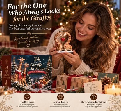24 Days of Giraffe Christmas 24 Unique Holiday Characters