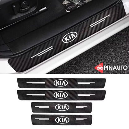 Door Sill Protectors with Logo Front Doors, Rear Doors & Trunk