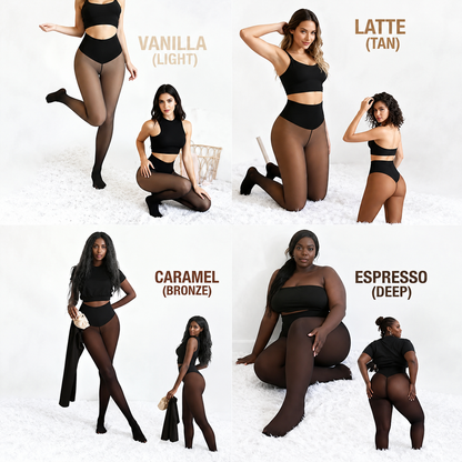 Fleece Lined Sheer Tights
