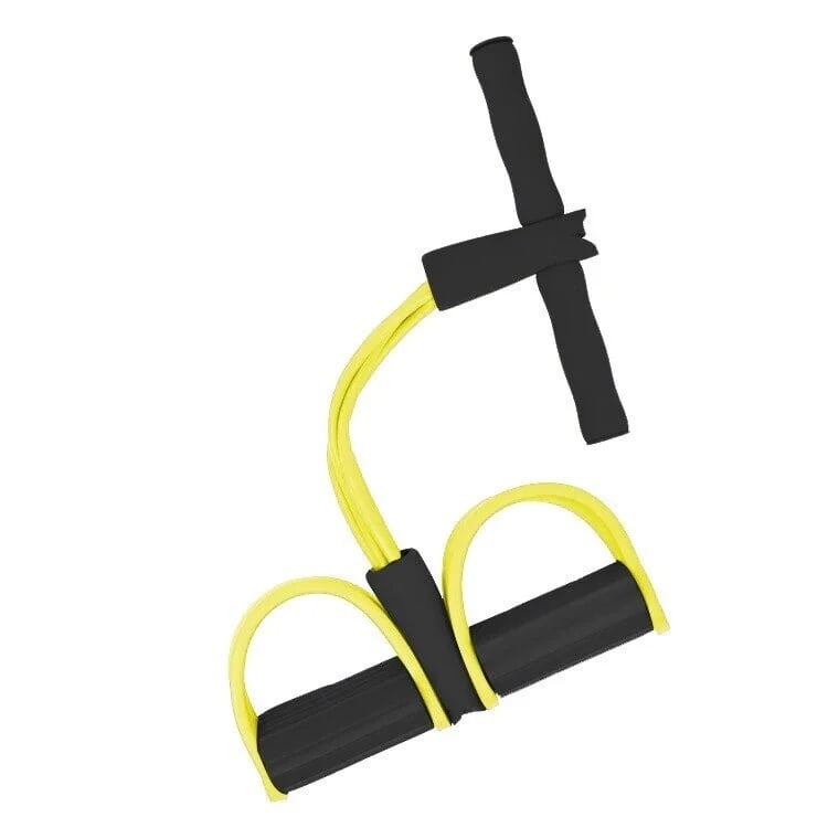 21 Fitness Resistance Bands-4 Tube Pedal Ankle Puller
