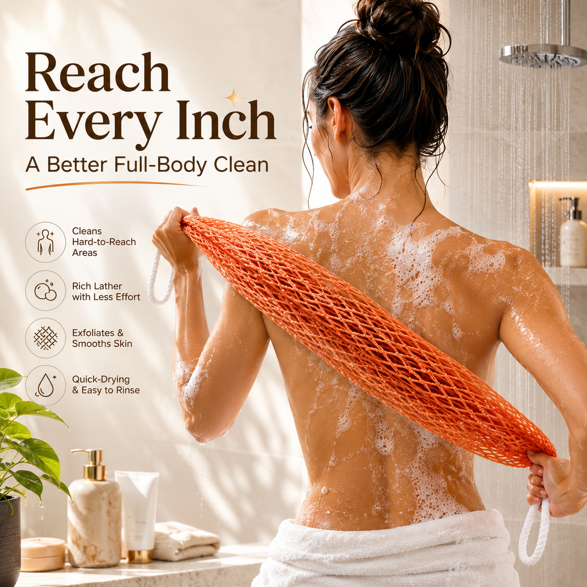 Authentic African Exfoliating Net Bath Sponge
