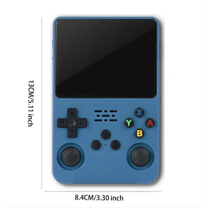 R36S Retro Handheld Game Console 3.5" IPS Screen, Linux System, 3000mAh Battery, Preloaded Games