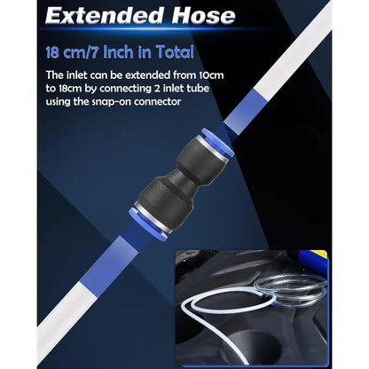 12V 100W Self-Priming Electric Oil Pump 30min Continuous Run, Engine Oil Change Tool, Gear & Transmission Fluid Removal
