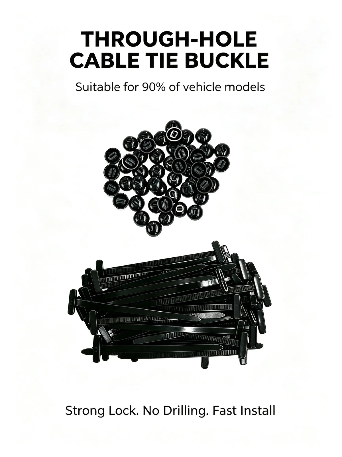 Nylon Universal Cable Tie Buckle