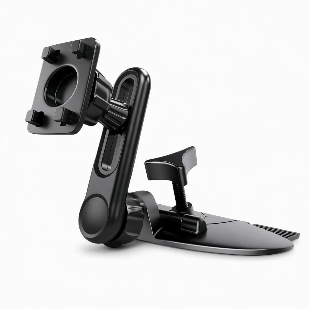 Car CD Slot and Air Vent Adjustable Gravity Phone Mount Holder Bracket Accessory