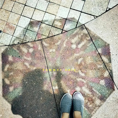 Cathedral Art Stained Glass Inspired Automatic Umbrella