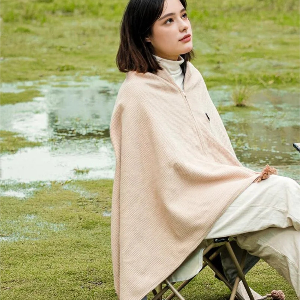 Portable Heated Shawl Wearable Electric Heating Wrap