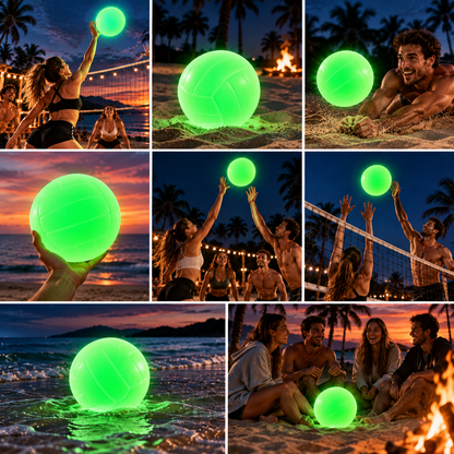 Glow-in-the-Dark Volleyball Light Up Every Game After Sunset