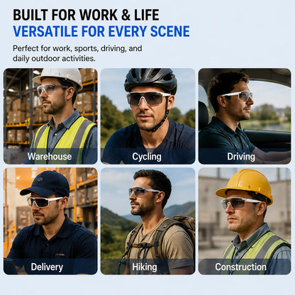 VUB Smart Audio Glasses Photochromic Options & Hands-Free Calls