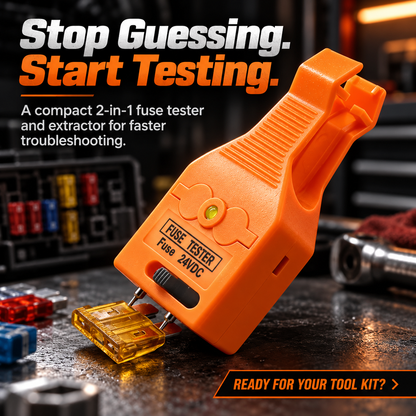 Fuse Tester & Puller Test & Extract Blade Fuses in One Tool
