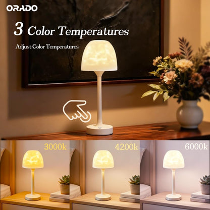 IP65 Waterproof Rotating Aurora Water Ripple Desk Lamp