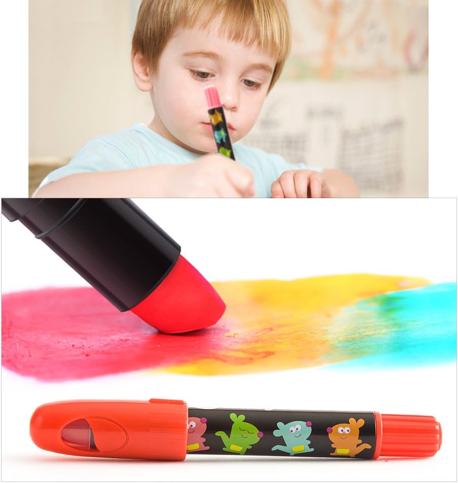BabyRoo Silky Washable Crayons Safe, Smooth & Easy to Clean!