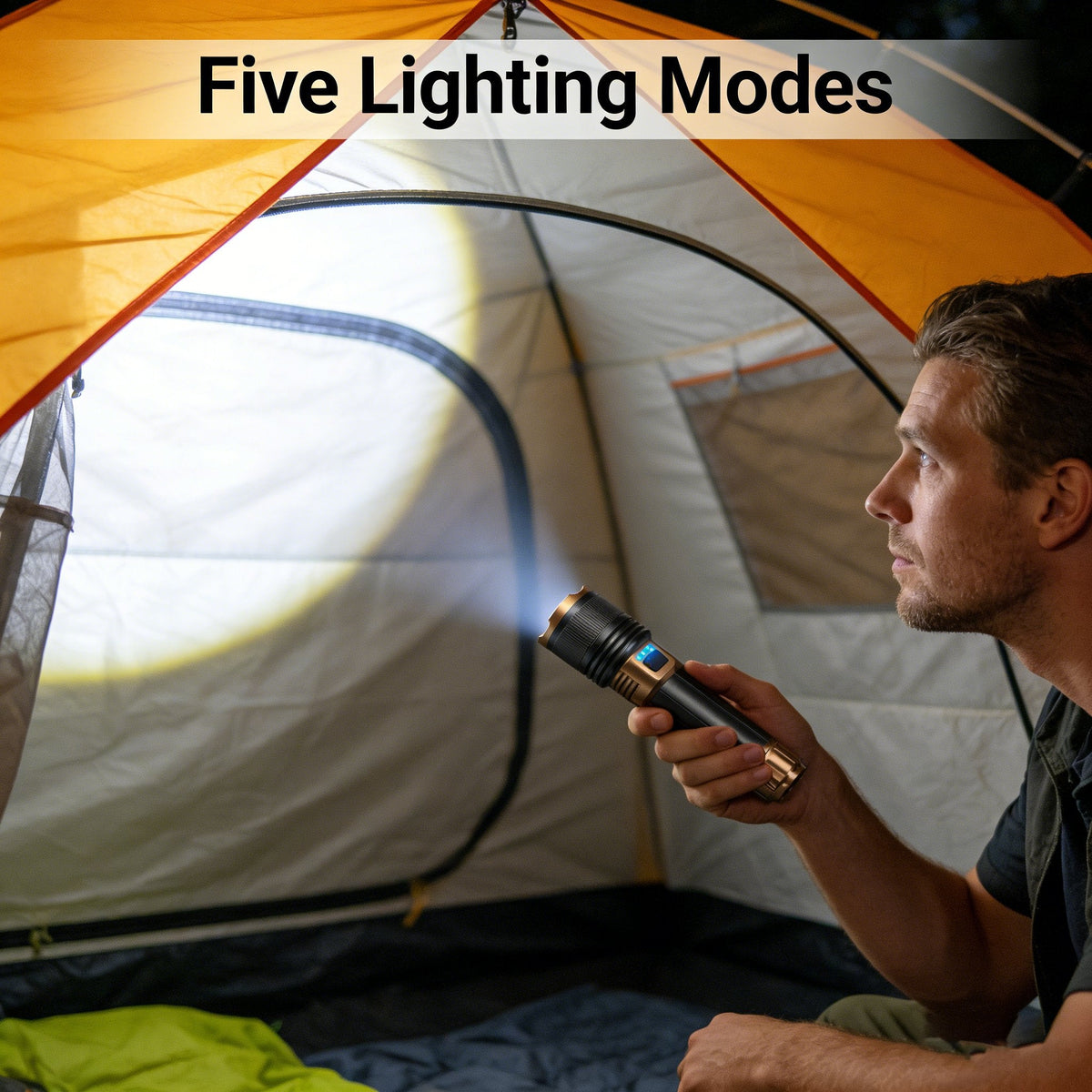 Rechargeable Outdoor Long-Range Ultra-Bright Laser Flashlight