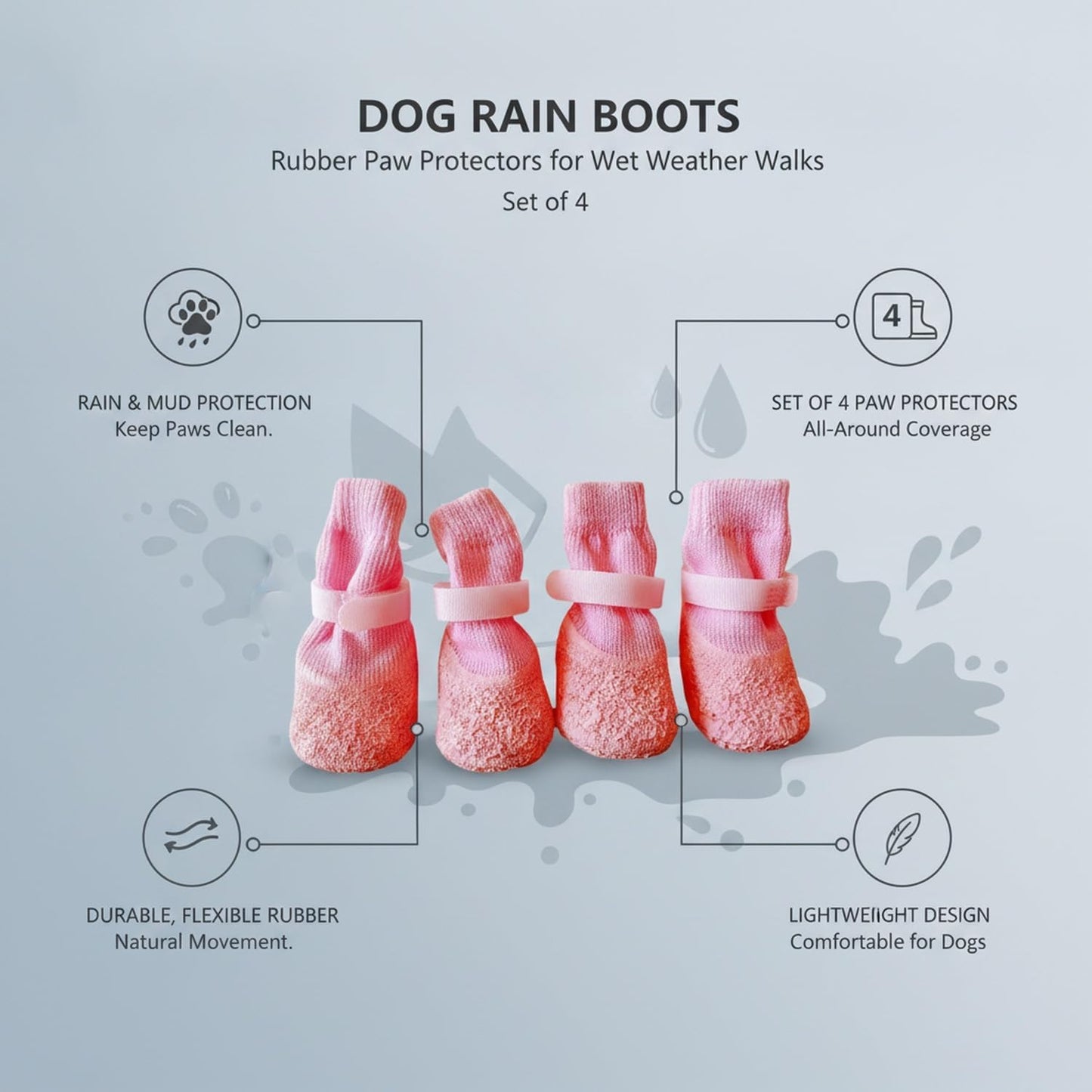 Pet Rain Boots