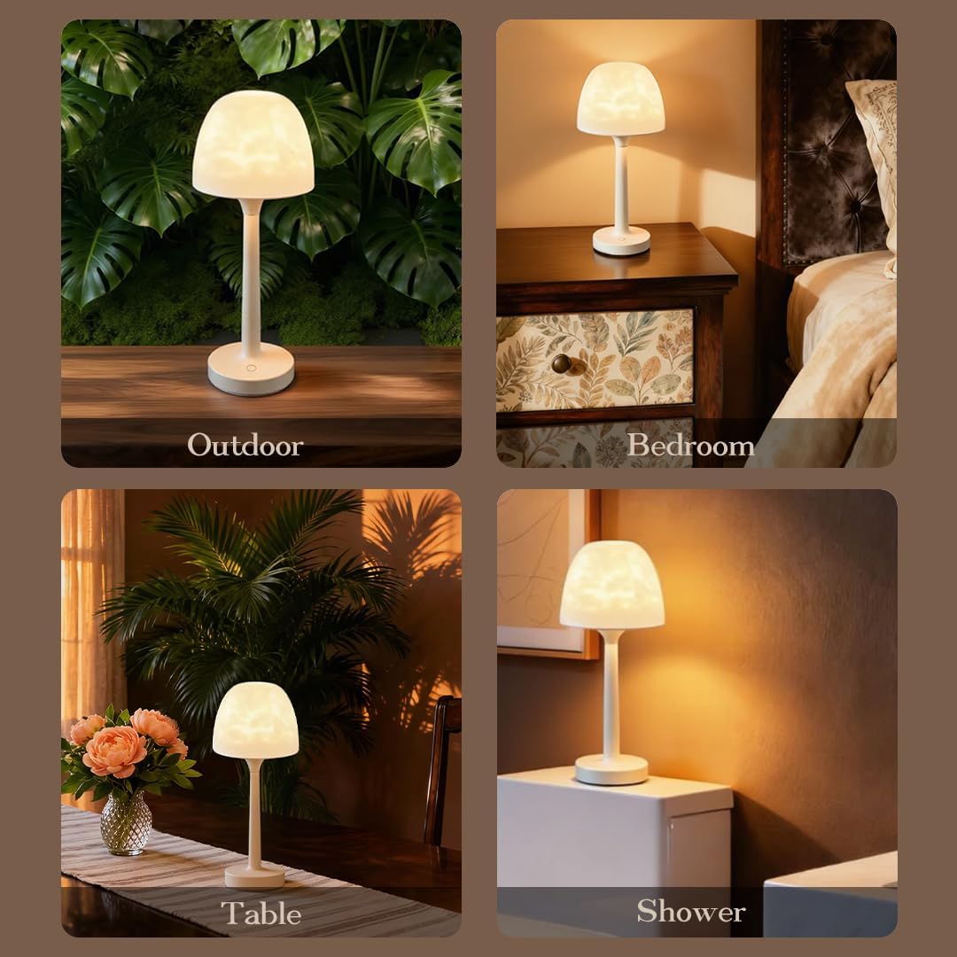 IP65 Waterproof Rotating Aurora Water Ripple Desk Lamp