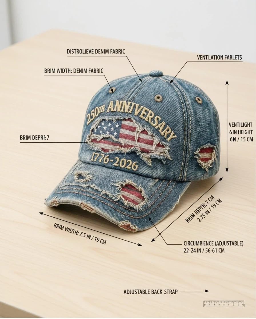 Patriotic Eagle Baseball Cap