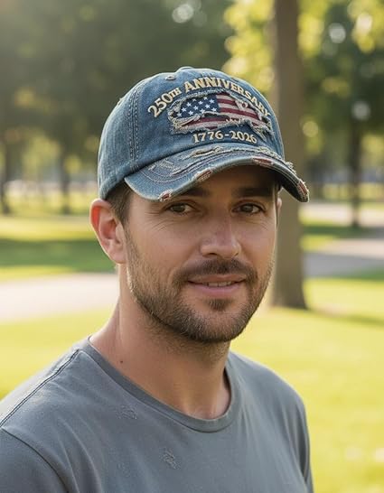 Patriotic Eagle Baseball Cap