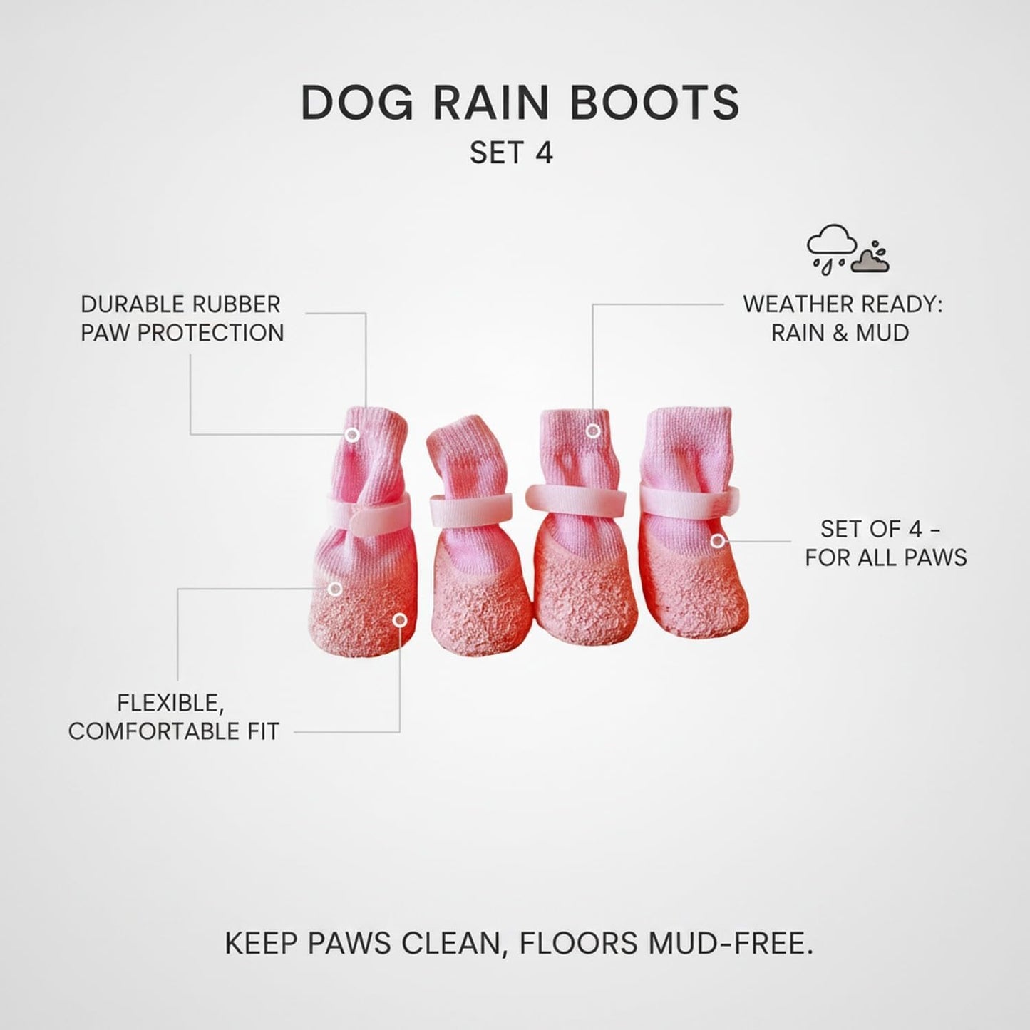 Pet Rain Boots