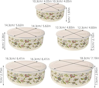 Enamel Mixing Bowl Set