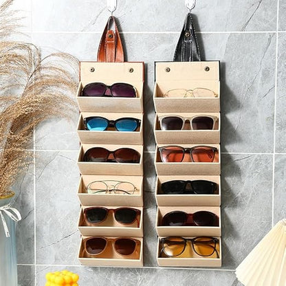 Six-Slot Sunglasses Travel Case