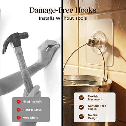 Drill-Free Sticky Hooks