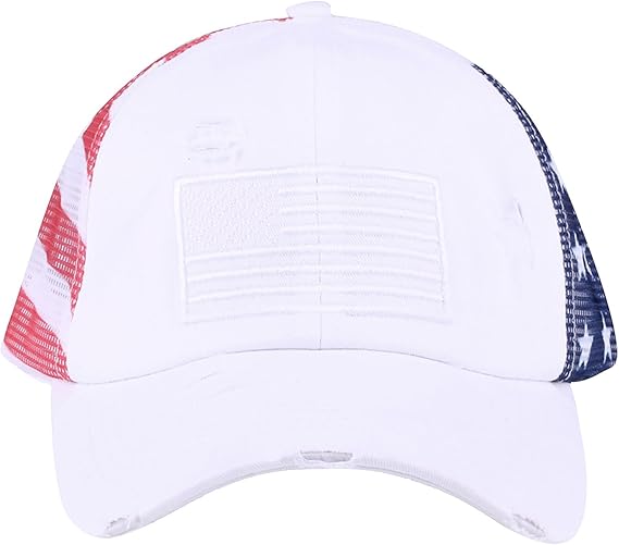 USA Anniversary Ponytail Cap