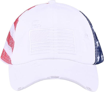 USA Anniversary Ponytail Cap