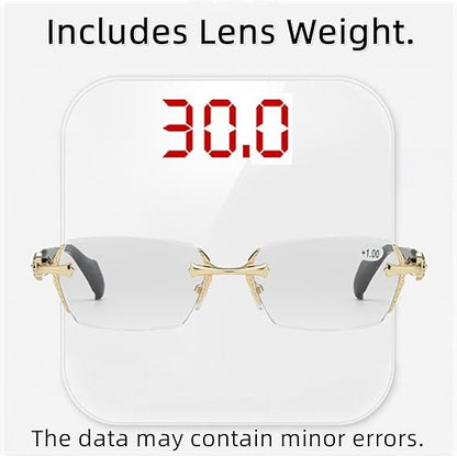 Rimless Blue-Light Reading Glasses