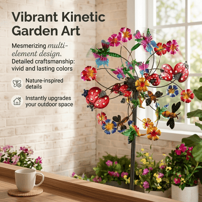 Decorative Flower Wind Spinners