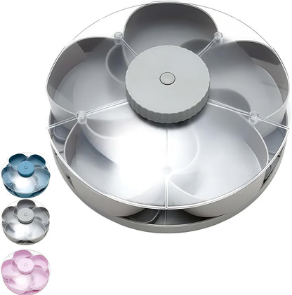 Rotating Divided Snack Tray