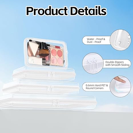 Clear Zipper Storage Case