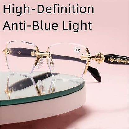 Rimless Blue-Light Reading Glasses